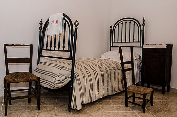 Camera da letto, ricostruita, Mastroti