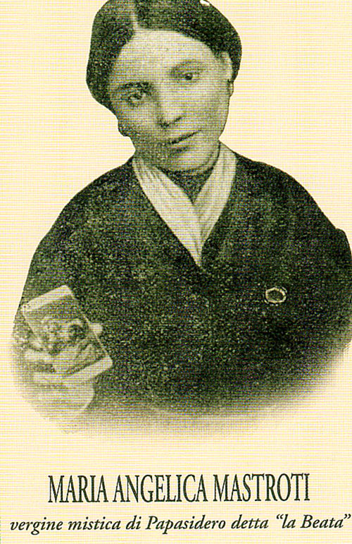 Cartoncino in ricordo di Maria Angelica Mastroti
