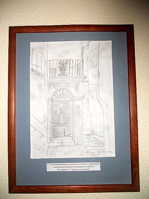 Opera presentata all'estemporanea di disegno - pittura