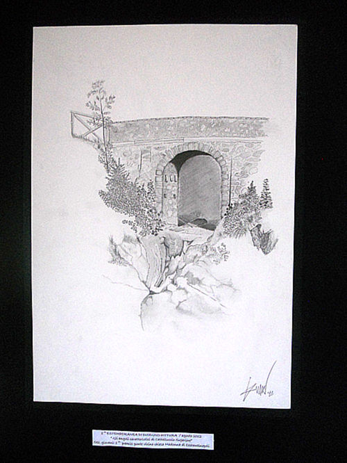 Opera presentata all'estemporanea di disegno - pittura