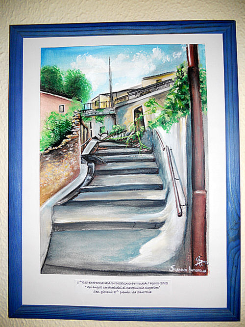 Opera presentata all'estemporanea di disegno - pittura