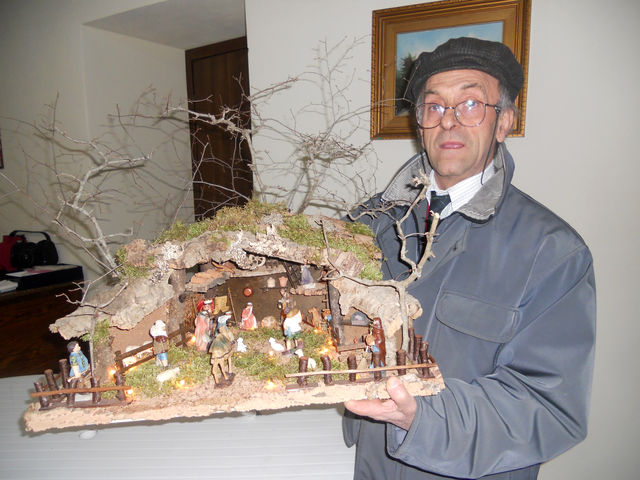 presepe sorteggiato e vinto dal signor Rossi Giuseppe di Castelluccio Superiore