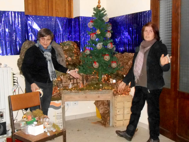 Il presepe e l'albero di Natale