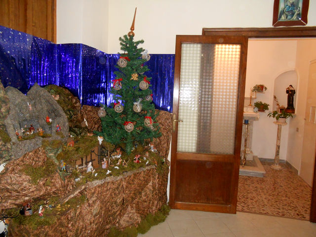Il presepe e l'albero di Natale