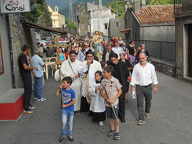 Ritorno della statua della Madonna a Papasidero