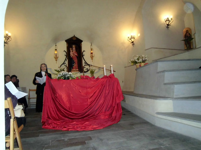 Nel santuario Madonna del Soccorso