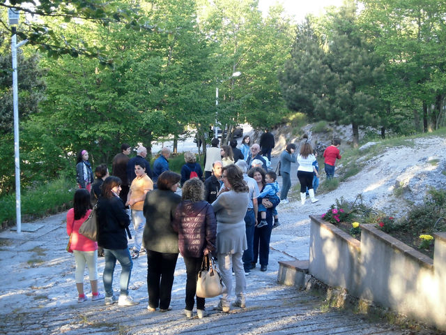 Presso il santuario Madonna del Soccorso