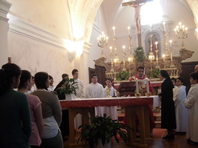 Santa messa nella chiesa madre